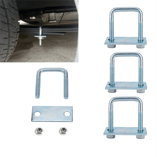 4 Pack Leaf Spring Clamp Kit Fits Springs Up Locks Together for Stabilizing Provides Better M