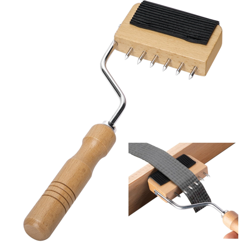 Gooseneck Webbing Stretcher Upholstery Tool, Wood Handle Puller Stretcher, Carpet Canvas Stretching Tool 2