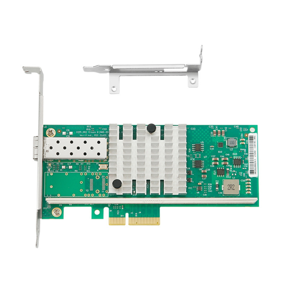 Pcie X4 Single Port 10G Sfp+ Network Card X520-Da1 82599En 10Gbe Nbbase-T Nic Fiber Adapter For Linux Servers 4854061027836