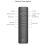 2.4G Wireless Remote Controller Brightness Adjustable Lighting Color Temperature RGB+CCT Magnetic Mount C1 3