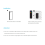2.4G Wireless Remote Controller Brightness Adjustable Lighting Color Temperature RGB+CCT Magnetic Mount C1 10