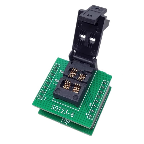 For SOT23-6L SOT23 to DIP6 IC Programmer Adapter Chip Test Socket Burning Seat Easy Installation
