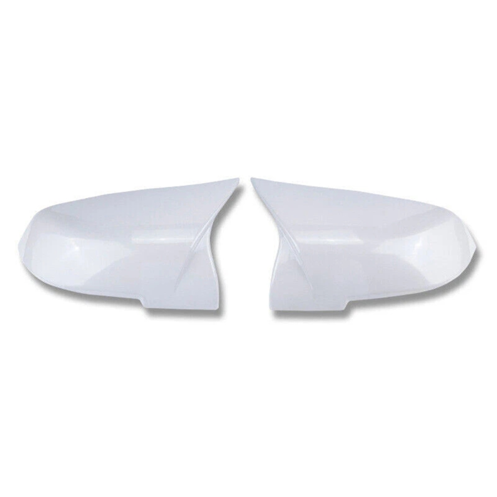 2Pcs M3 Style Side Rear Mirror Cover Caps For F20 F30 F32 F36 X1 White 4854061025993