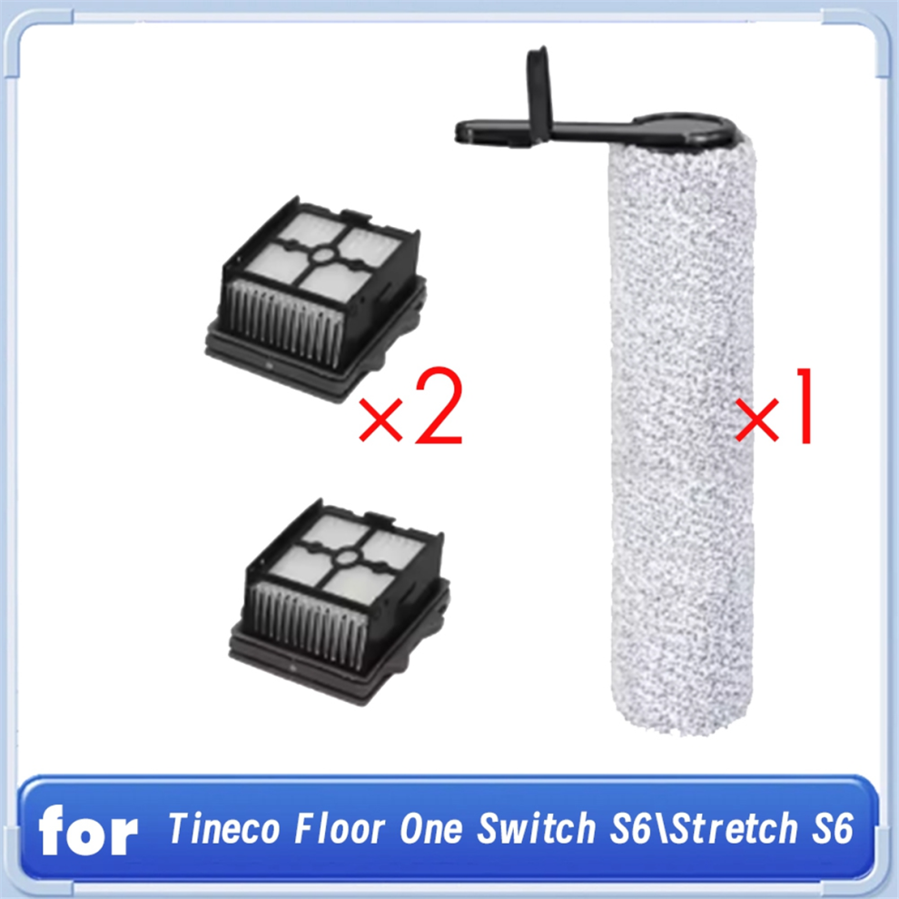 For Floor One Switch S6/Stretch S6 Roller Brush Filter Accessories Wet Dry Vacuum Cleaner Consumable 4854061033950