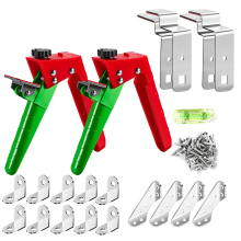 2 Pack Drawer Front Installation Clamps, Cabinet Clamps for Installing Cabinets, Adjustable Fixing Clamp