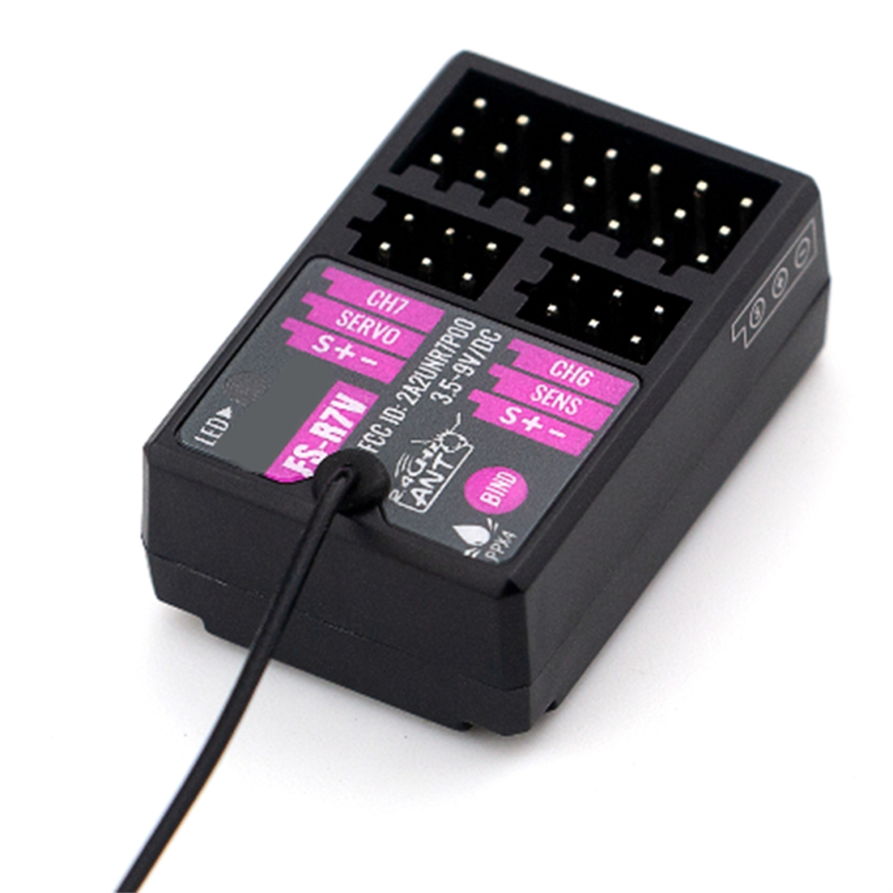 Receiver -R7v 7Ch 2.4G Can Be Ppm/Ibus Output For Remote Control Car Boat 4854061026495