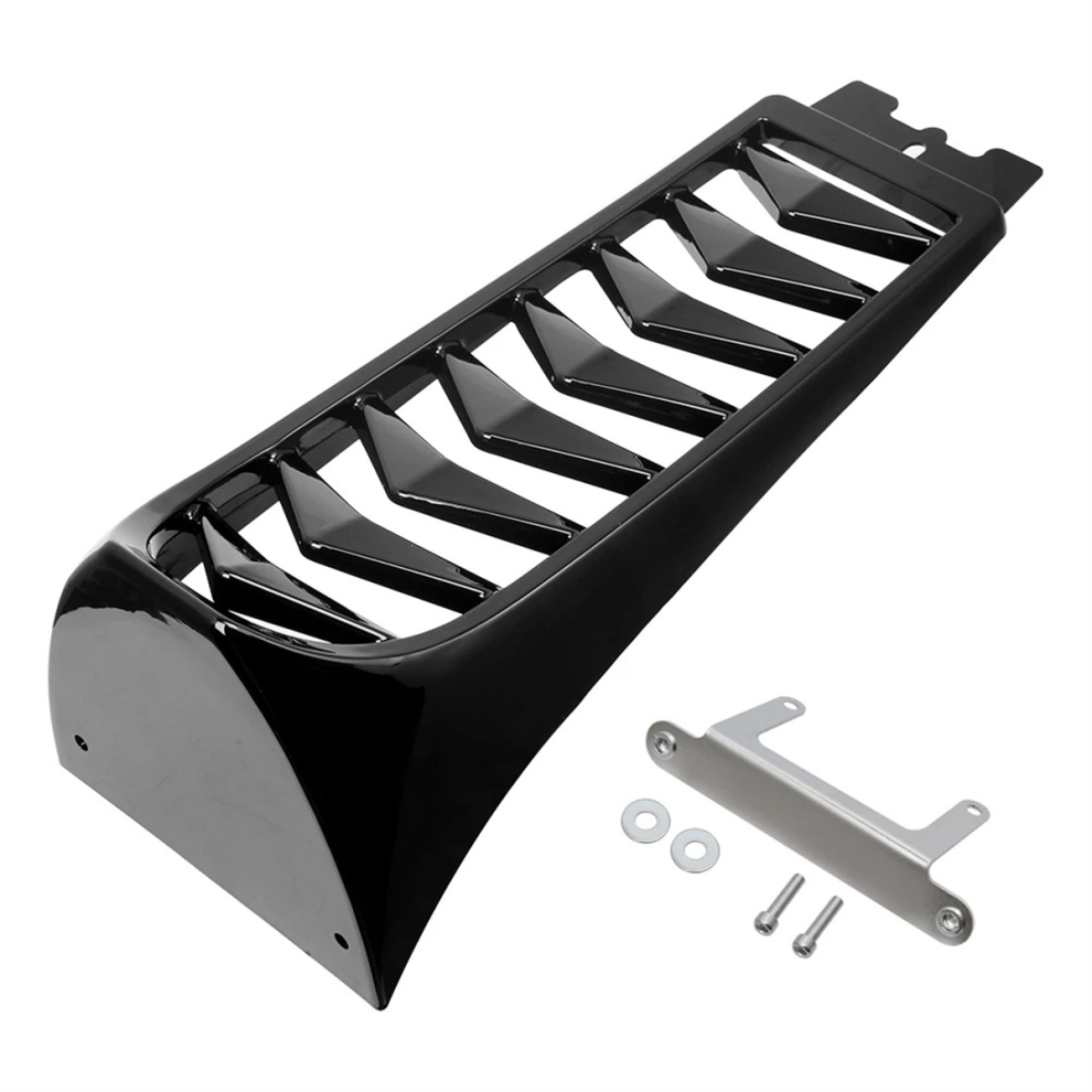 Front Chin Spoiler Lower Radiator Frame Cover For Softail Street Fat Bob Breakout Fxbr 2018-2023 Black 4854061033264