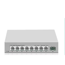 2.5GbE Smart Managed Switch 8 Port 2500M Network 10G SFP+ Slot Web Link Aggregation Homelab Setup EU PLUG