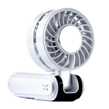 IJspak hogesnelheidsventilator, halfgeleiderkoeling, draagbare, opvouwbare, kleine ventilator, wit