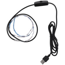 Lampa bakteriobójcza UVC dezynfekująca, 5V, paski LED, 50x1 cm, bakteriobójcza, przeciw roztoczom