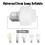 1 Pack Tuya Smart Life Wifi Light Bulb Socket Adapter E27 Switch Lamp Base Holder for Home 5