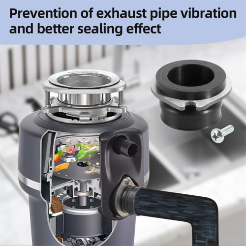 75499 Flex Coupler Garbage Disposal for ,Flex Discharge Anti-Vibration Tailpipe Mount Coupling Replace 74085 2
