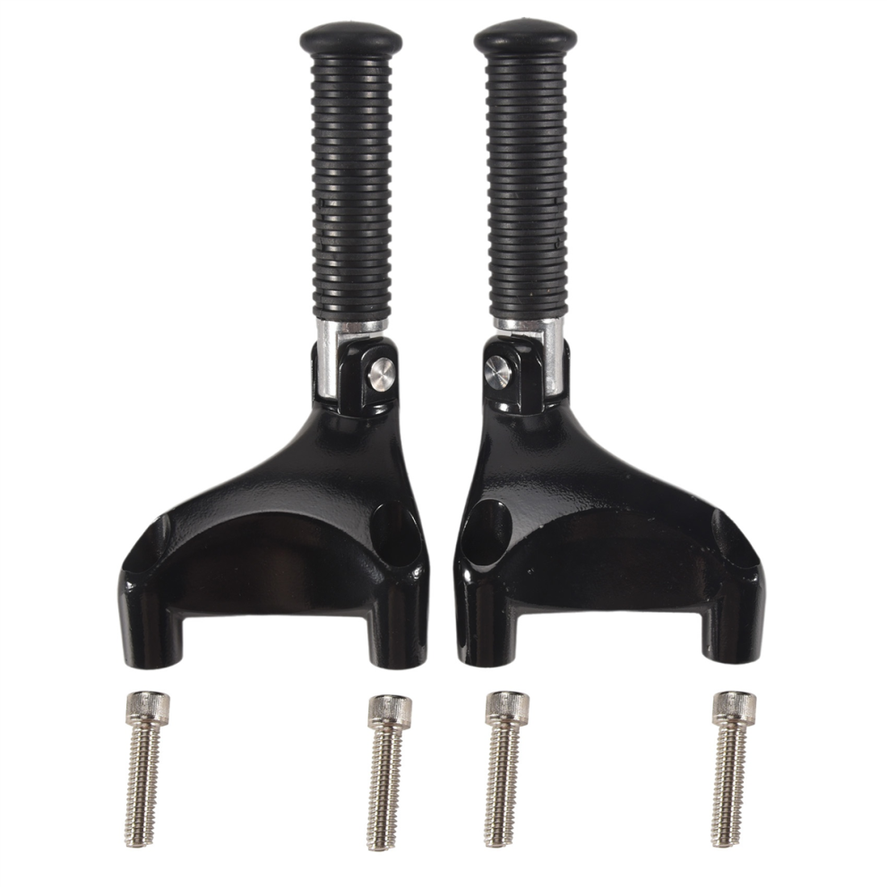 Passenger Rear Foot Pegs Footpegs Mount For 1200 Xl 883 Sportster 2004-2013 Black 4853273255532