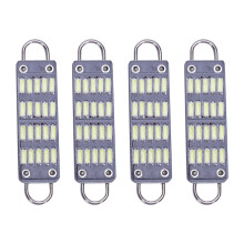Glühbirne, 44 mm, helle weiße Girlanden-LED-Glühbirne, 20 SMD, starre Schleife, 1,73 Zoll, Innenkuppel-Kartenbeleuchtung 561 562 567 564, 4er-Pack