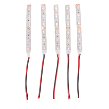Striscia LED impermeabile verde 5050 da 10 cm, 5 pezzi, per roulotte, barche e auto, DC 12 V