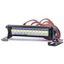 1x RC 12 LED lichtbalk metalen daklamp voor SCX10 KM2 CC01 D90 90046 90047 Crawlers, 50 mm/1,97 inch