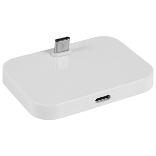 Handy Desktop Typ-C Ladegerät Stand Halter Handy Usb-C Lade Docking Station Silber