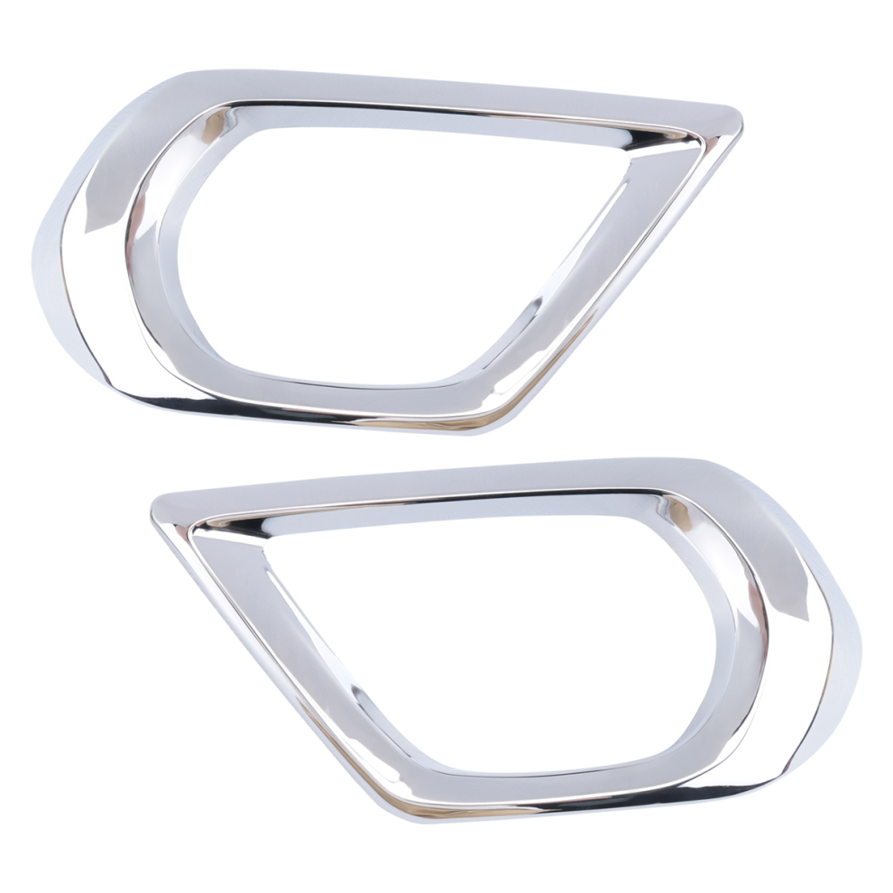 For Forester Sj 2014 2015 2016 Chrome Front Fog Lamp Bumper Fog Cover Trim Frame Molding Light 4853273253132
