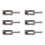 Selle per ponte per chitarra Roller Tremolo per Strat Tele Electric Accessories Silver 8