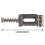 Selle per ponte per chitarra Roller Tremolo per Strat Tele Electric Accessories Silver 6