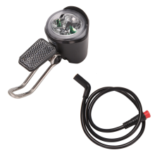 E-Bike-LED-Scheinwerfer, 6 V, 12 V, 24 V, 36 V, 48 V, 60 V, Fahrradlicht, wasserdichter Frontanschluss (2 Pins)