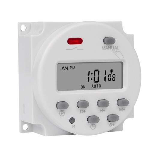 1 Sekunde Intervall 220 V Digital LCD Timer Schalter Wöchentlich Programmierbare Zeit Relais Programmierer CN101S 1