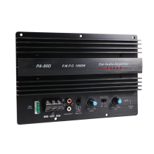 Wzmacniacz samochodowy audio o dużej mocy 12 V 1000 W, płyta wzmacniacza, mocny subwoofer, bas PA-80D