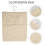 Borsa portaoggetti per mollette da bucato, organizer per mollette da bucato, lavabile 6