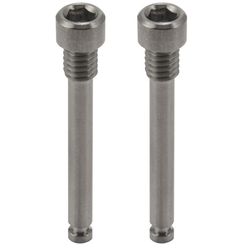 Titanium Bolts for Bicycle Disc Brake Pad Threaded Pin Inserts Screw XT R Hydraulic Disk Caliper-Titanium 1