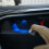 Door Bowl Armrest Atmosphere Light Interior LED Blue Decoration Handle Frame for 2020 7