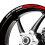 New Tire Modification Rim Stickers Reflective for Pcx 125 PCX125 2018 2019 red 6