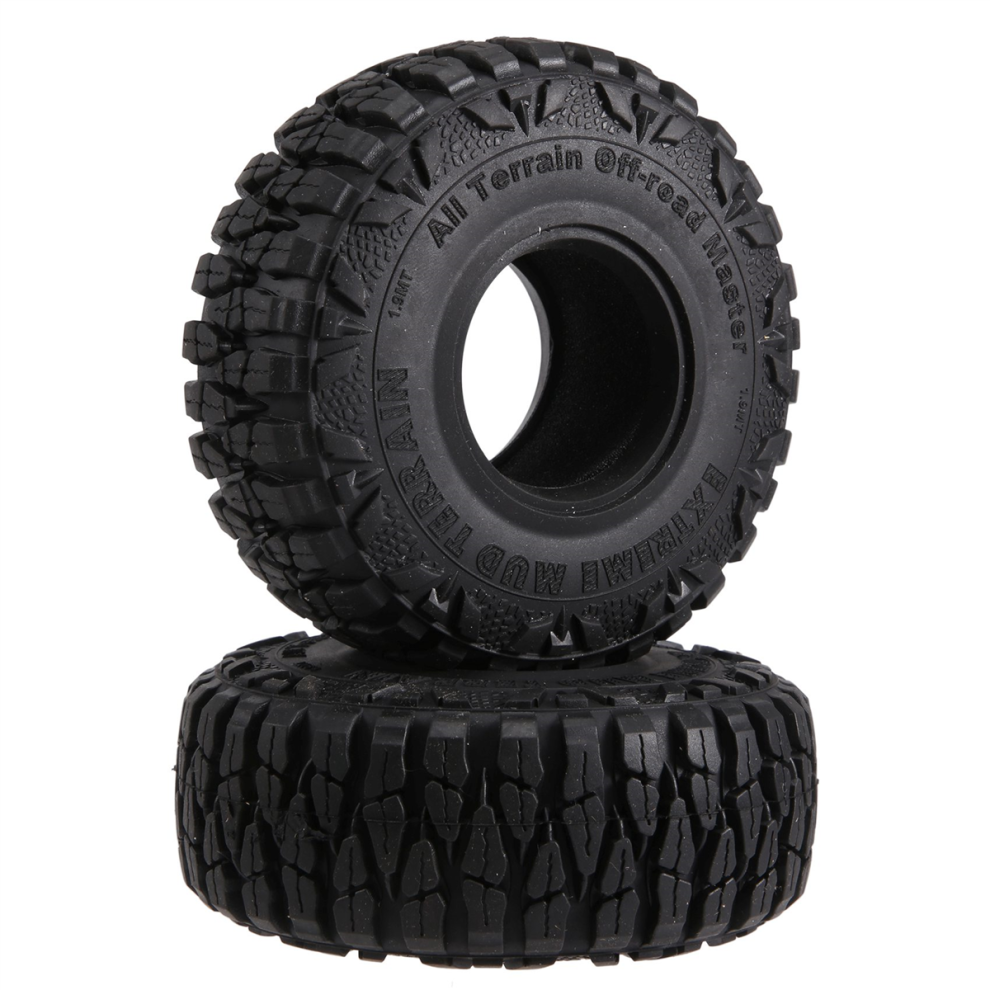 4Pcs 115Mm 1.9 Rubber Tyres Wheel Tires For 1/10 Rc Crawler Car Axial Scx10 90046 Axi03007 Trx4 D90 Cc01 4853273271075