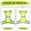 Reflector Vest - High Visibility Bicycle with Adjustable Fastener and 4 Jogging 9