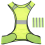 Reflector Vest - High Visibility Bicycle with Adjustable Fastener and 4 Jogging 3