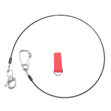 Freediving Lanyard Leash with Scuba Diver Wristband Strap Safety Rope for Dive A