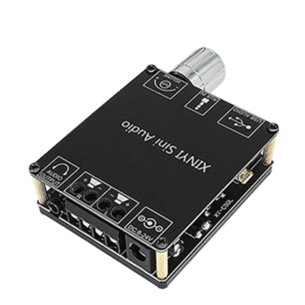 2X50W Bluetooth 5.0 Power Amplifier Class D Audio 10W-200W HiFi Stereo Wireless Music Player USB Sound Card Digital AMP-image-OPC-PJZC5TG-NEW