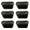 6Pcs Windsurfing Black Plastic 2-Hole Footstrap Insert Windsurf Board Replacement Surfboard Surfing Accessorie 1
