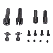 Metalen voor- en achteras CVD-set voor C14 C24 C34 B14 B24 B36 MN D90 MN99S RC-auto-upgradeonderdelen