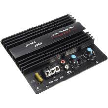 12V 600W Auto-Verstärkerplatine PA-60A Subwoofer-Schaltungsmodul Leistungsverstärker, Schwarz
