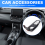 For 2020 2021 Central Control Panel Cover Gear Shift Cup Holder Trim Decor Frame Accessories RHD 6