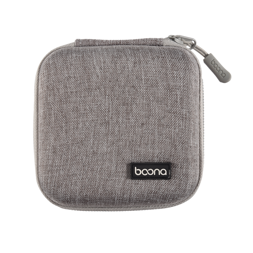 Portable Travel Storage Bag Multi-Function For / Bank Data Cable Charger Headset Gray 4853273286185
