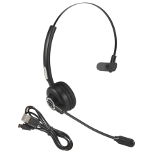 Słuchawki Bluetooth z mikrofonem, bezprzewodowe słuchawki nauszne, z redukcją szumów do komputerów PC i tabletów