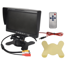 12V-24V 7-calowy kolorowy monitor TFT LCD HD do samochodów ciężarowych, monitoringu, kamery cofania i kamery cofania