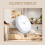 Premium Silver Wall Clock, Decoration, Modern Silent Clock for Home Office Kitchen (25cm, Silver) 10
