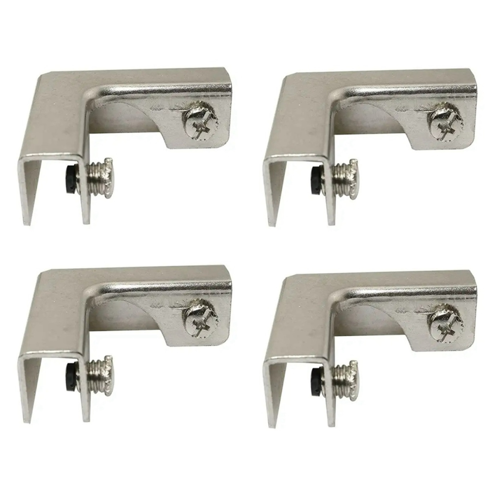 4Pcs L Type Glass Fixing Clip 2 Way Connectors For 6-10Mm Furniture Hardware Accessories 4853273288998