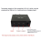 Audio Distributor Stereo Mixer 1 Input 2 Output Multi-Channel Splitter for Power Amplifier Active 4