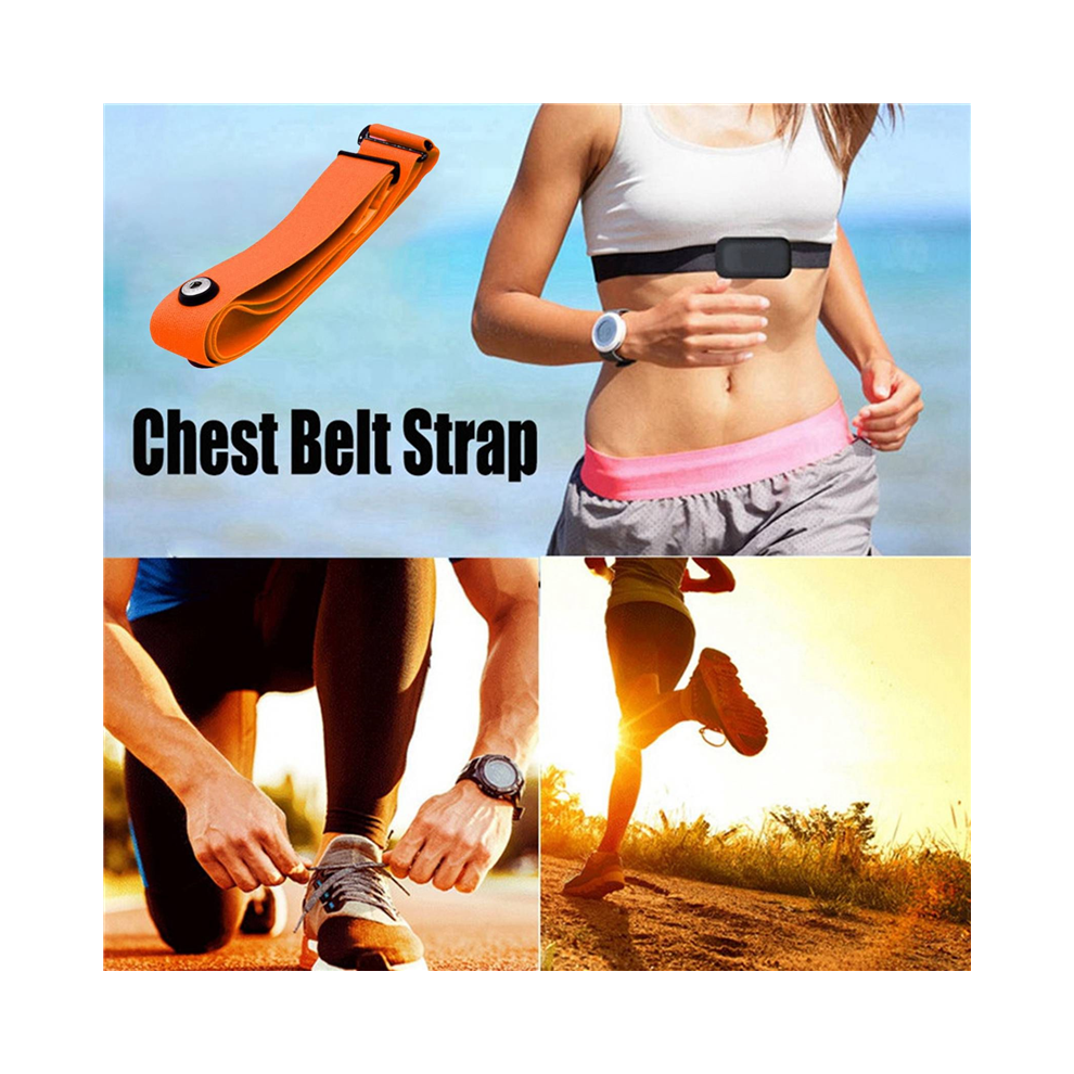 Tauoh For Heart Rate Chest Belt Adjustable Elastic Strap Sports Monitor