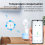 Graffiti Zigbee Inteligentny czujnik temperatury i wilgotności Home Link Wireless 11