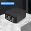 2 Port Gigabit Network Switch RJ45 Splitter Cable Extender Way External Switcher Splitter-White 5