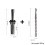 Stone Splitter Hand Tool Kit with Drill Bit Tools for Splitting Rock Concrete Marble 4